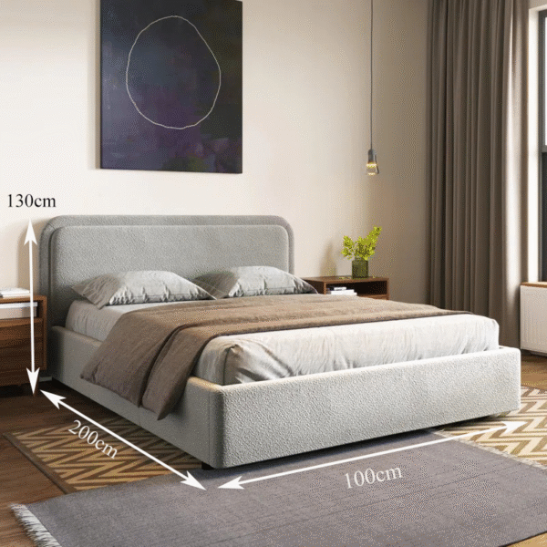 ⁦The Amara Upholstered Bed⁩ - الصورة ⁦2⁩