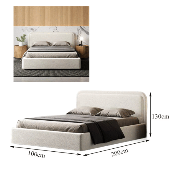 ⁦The Amelia Upholstered Bed⁩ - الصورة ⁦2⁩