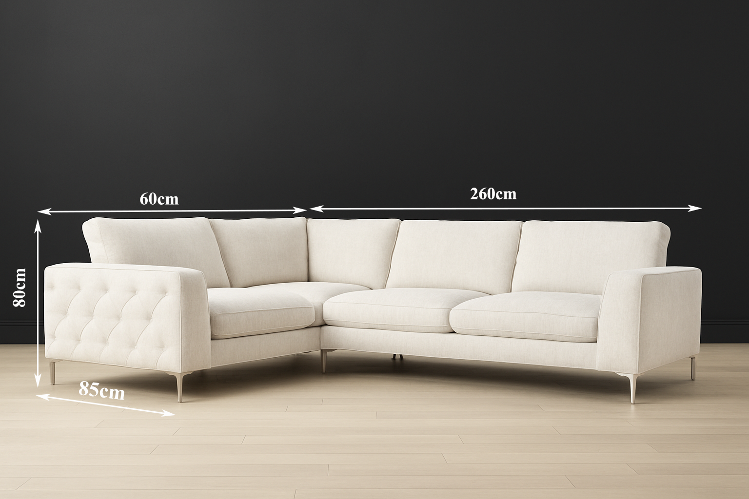 Sukun Curve Sofa - الصورة 2